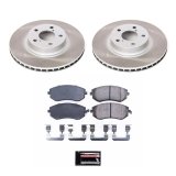 Power Stop 05-06 Saab 9-2X Front and Rear Semi-Coated Rotor Kit (1x psbSC1124, 1x psbSC447) thumbnail 3