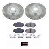 Power Stop 02-04 Toyota Camry Front and Rear Semi-Coated Rotor Kit (1x psbSC1143, 1x psbSC2417) thumbnail 2