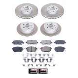 Power Stop 06-07 Nissan Murano Front and Rear Semi-Coated Rotor Kit (1x psbSC116, 1x psbSC2427) thumbnail 6