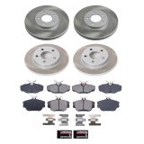 Power Stop 96-99 Ford Taurus Front and Rear Semi-Coated Rotor Kit (1x psbSC1298, 1x psbSC1318) thumbnail 5