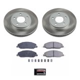 Power Stop 05-10 Ford Mustang Front and Rear Semi-Coated Rotor Kit (1x psbSC1382, 1x psbSC1384) thumbnail 7