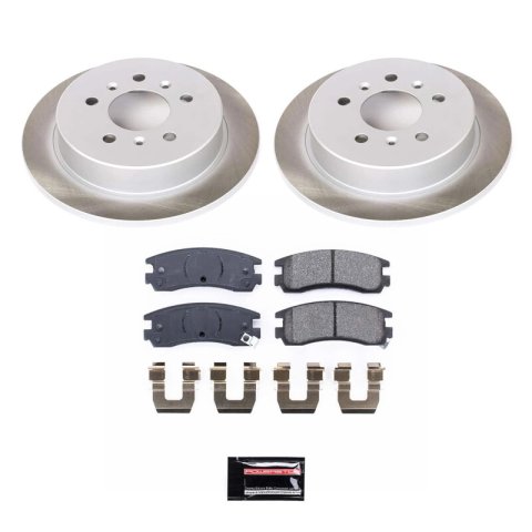 Power Stop 06-10 Chevrolet Impala Front and Rear Semi-Coated Rotor Kit (1x psbSC1437, 1x psbSC1440) thumbnail 7