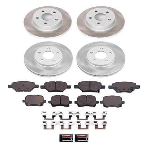 Power Stop 04-08 Chevrolet Malibu Front and Rear Semi-Coated Rotor Kit (1x psbSC1616, 1x psbSC1617) thumbnail 5