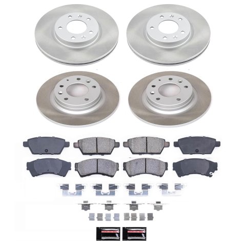 Power Stop 06-12 Ford Fusion Front and Rear Semi-Coated Rotor Kit (1x psbSC199, 1x psbSC2450) thumbnail 5