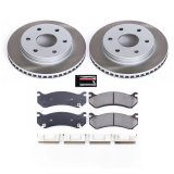 Power Stop 02-06 Cadillac Escalade Front and Rear Semi-Coated Rotor Kit (1x psbSC2009, 1x psbSC2046) thumbnail 6