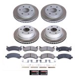 Power Stop 03-06 Cadillac Escalade Front and Rear Semi-Coated Rotor Kit (1x psbSC2009, 1x psbSC2047) thumbnail 4