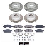 Power Stop 08-14 Cadillac Escalade Front and Rear Semi-Coated Rotor Kit (1x psbSC2069, 1x psbSC2083) thumbnail 5