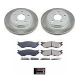 Power Stop 03-05 Dodge Ram 1500 Front and Rear Semi-Coated Rotor Kit (1x psbSC2167, 1x psbSC2172) thumbnail 7