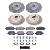 Power Stop 03-06 Acura MDX Front and Rear Semi-Coated Rotor Kit (1x psbSC2290, 1x psbSC2382) thumbnail 1
