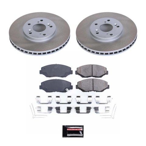 Power Stop 03-08 Honda Pilot Front and Rear Semi-Coated Rotor Kit (1x psbSC2302, 1x psbSC2382) thumbnail 6