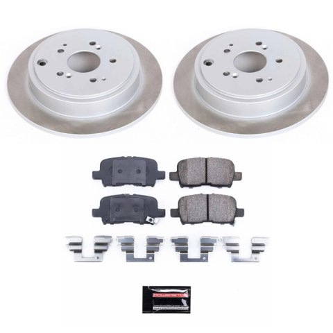 Power Stop 03-08 Honda Pilot Front and Rear Semi-Coated Rotor Kit (1x psbSC2302, 1x psbSC2382) thumbnail 7