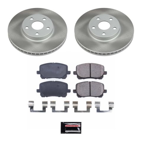 Power Stop 03-06 Pontiac Vibe Front and Rear Semi-Coated Rotor Kit (1x psbSC2316, 1x psbSC2318) thumbnail 6