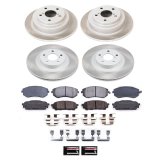 Power Stop 05-06 Saab 9-2X Front and Rear Semi-Coated Rotor Kit (1x psbSC2373, 1x psbSC447) thumbnail 5