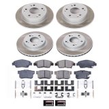 Power Stop 02-06 Acura RSX Front and Rear Semi-Coated Rotor Kit (1x psbSC2270, 1x psbSC2386) thumbnail 5