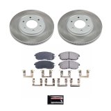 Power Stop 10-13 Nissan Altima Front and Rear Semi-Coated Rotor Kit (1x psbSC098, 1x psbSC241) thumbnail 6
