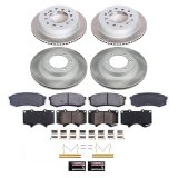 Power Stop 03-09 Lexus GX470 Front and Rear Semi-Coated Rotor Kit (1x psbSC2405, 1x psbSC2421) thumbnail 5