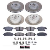 Power Stop 06-11 Honda Ridgeline Front and Rear Semi-Coated Rotor Kit (1x psbSC2429, 1x psbSC2431) thumbnail 5