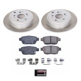 Power Stop 06-11 Honda Ridgeline Front and Rear Semi-Coated Rotor Kit (1x psbSC2429, 1x psbSC2431) thumbnail 7