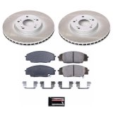 Power Stop 06-11 Honda Civic Front and Rear Semi-Coated Rotor Kit (1x psbSC1243, 1x psbSC2439) thumbnail 1