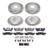Power Stop 2006 Mercury Mountaineer Front and Rear Semi-Coated Rotor Kit (1x psbSC1441, 1x psbSC3150) thumbnail 5