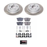 Power Stop 2005 Honda Accord Front and Rear Semi-Coated Rotor Kit (1x psbSC1043, 1x psbSC3128) thumbnail 6