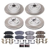 Power Stop 02-04 Subaru Legacy Front and Rear Semi-Coated Rotor Kit (1x psbSC1124, 1x psbSC3124) thumbnail 5