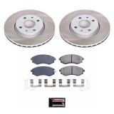 Power Stop 98-01 Hyundai Elantra Front and Rear Semi-Coated Rotor Kit (1x psbSC1087, 1x psbSC3106) thumbnail 2