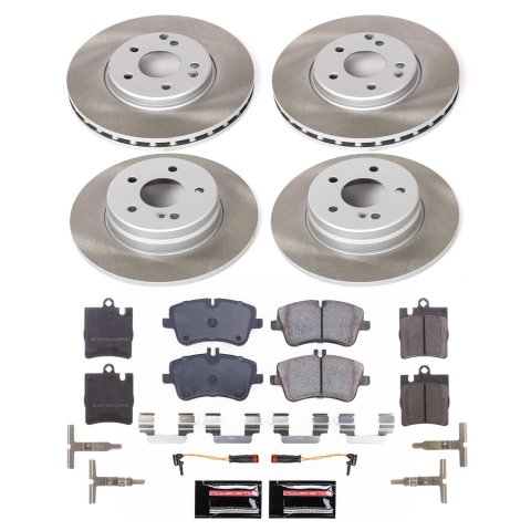 Power Stop 2003 Mercedes-Benz C230 Front and Rear Semi-Coated Rotor Kit (1x psbSC6698, 1x psbSC6702) thumbnail 5
