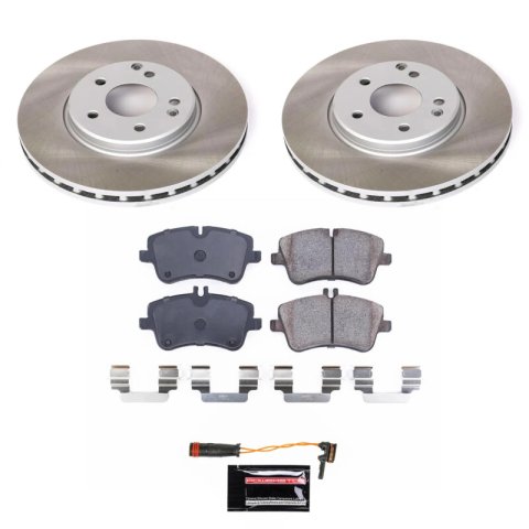 Power Stop 2003 Mercedes-Benz C230 Front and Rear Semi-Coated Rotor Kit (1x psbSC6698, 1x psbSC6702) thumbnail 6