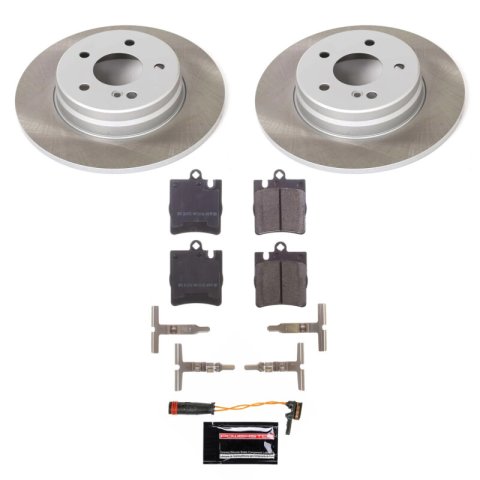 Power Stop 2003 Mercedes-Benz C230 Front and Rear Semi-Coated Rotor Kit (1x psbSC6698, 1x psbSC6702) thumbnail 7