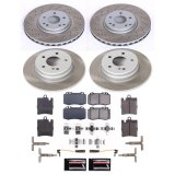 Power Stop 2004 Mercedes-Benz C230 Front and Rear Semi-Coated Rotor Kit (1x psbSC2950, 1x psbSC6698) thumbnail 1