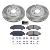 Power Stop 09-14 Chevrolet Express 1500 Front and Rear Semi-Coated Rotor Kit (1x psbSC2047, 1x psbSC2069) thumbnail 6