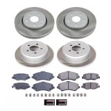 PowerStop Z17 Evolution Plus Semi-Coated Rotor Brake Kits for 2008-2012 LIBERTY, 2007-2011 NITRO - SC2832 and Pad Combo, Semi-Coated, Front and Rear, Solid Surface Rotors, Ceramic Pads, Dodge, Jeep, Kit thumbnail 5