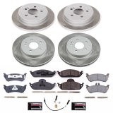 Power Stop 98-03 Mercedes-Benz ML320 Front and Rear Semi-Coated Rotor Kit (1x psbSC864, 1x psbSC866) thumbnail 1