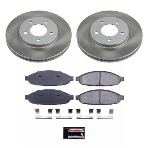 Power Stop 04-08 Chrysler Pacifica Front and Rear Semi-Coated Rotor Kit (1x psbSC3009, 1x psbSC3020) thumbnail 6