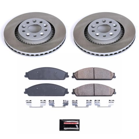 Power Stop 05-07 Ford Five Hundred Front and Rear Semi-Coated Rotor Kit (1x psbSC4599, 1x psbSC4600) thumbnail 6