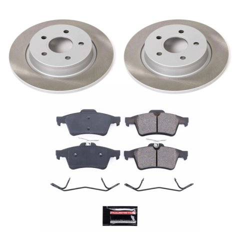 Power Stop 08-13 Volvo C30 Front and Rear Semi-Coated Rotor Kit (1x psbSC4575, 1x psbSC4613) thumbnail 3
