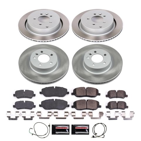 Power Stop 05-09 Land Rover LR3 Front and Rear Semi-Coated Rotor Kit (1x psbSC4615, 1x psbSC6564) thumbnail 5