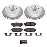 Power Stop 05-15 Nissan Frontier Front and Rear Semi-Coated Rotor Kit (1x psbSC142, 1x psbSC4621) thumbnail 6