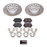 Power Stop 05-10 Volkswagen Jetta Front and Rear Semi-Coated Rotor Kit (1x psbSC4623, 1x psbSC4627) thumbnail 2