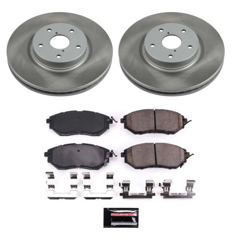 Power Stop 06-07 Subaru B9 Tribeca Front and Rear Semi-Coated Rotor Kit (1x psbSC4603, 1x psbSC4645) thumbnail 7