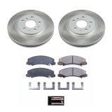 Power Stop 06-11 Buick Lucerne Front and Rear Semi-Coated Rotor Kit (1x psbSC1437, 1x psbSC4658) thumbnail 2