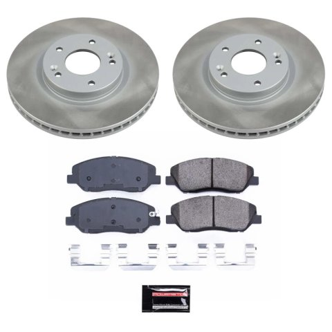 Power Stop 07-09 Hyundai Santa Fe Front and Rear Semi-Coated Rotor Kit (1x psbSC4665, 1x psbSC4694) thumbnail 6