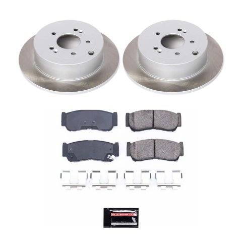 Power Stop 07-09 Hyundai Santa Fe Front and Rear Semi-Coated Rotor Kit (1x psbSC4665, 1x psbSC4694) thumbnail 7