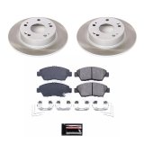 Power Stop 09-11 Honda Civic Front and Rear Semi-Coated Rotor Kit (1x psbSC1243, 1x psbSC2389) thumbnail 2