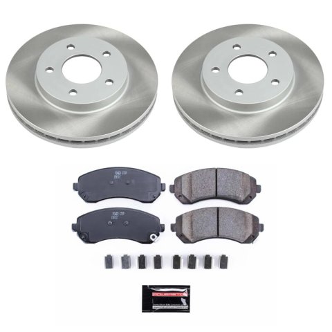 Power Stop 02-07 Buick Rendezvous Front and Rear Semi-Coated Rotor Kit (1x psbSC5135, 1x psbSC5233) thumbnail 5