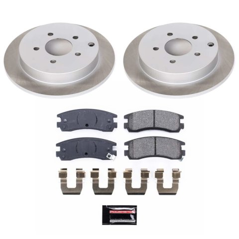 Power Stop 02-07 Buick Rendezvous Front and Rear Semi-Coated Rotor Kit (1x psbSC5135, 1x psbSC5233) thumbnail 6