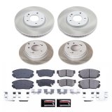 Power Stop 06-08 Hyundai Sonata Front and Rear Semi-Coated Rotor Kit (1x psbSC4647, 1x psbSC5211) thumbnail 5