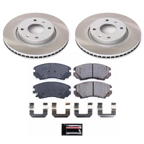 Power Stop 03-05 Hyundai Sonata Front and Rear Semi-Coated Rotor Kit (1x psbSC5212, 1x psbSC5290) thumbnail 6