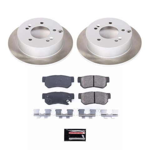 Power Stop 06-08 Hyundai Sonata Front and Rear Semi-Coated Rotor Kit (1x psbSC165, 1x psbSC5214) thumbnail 2